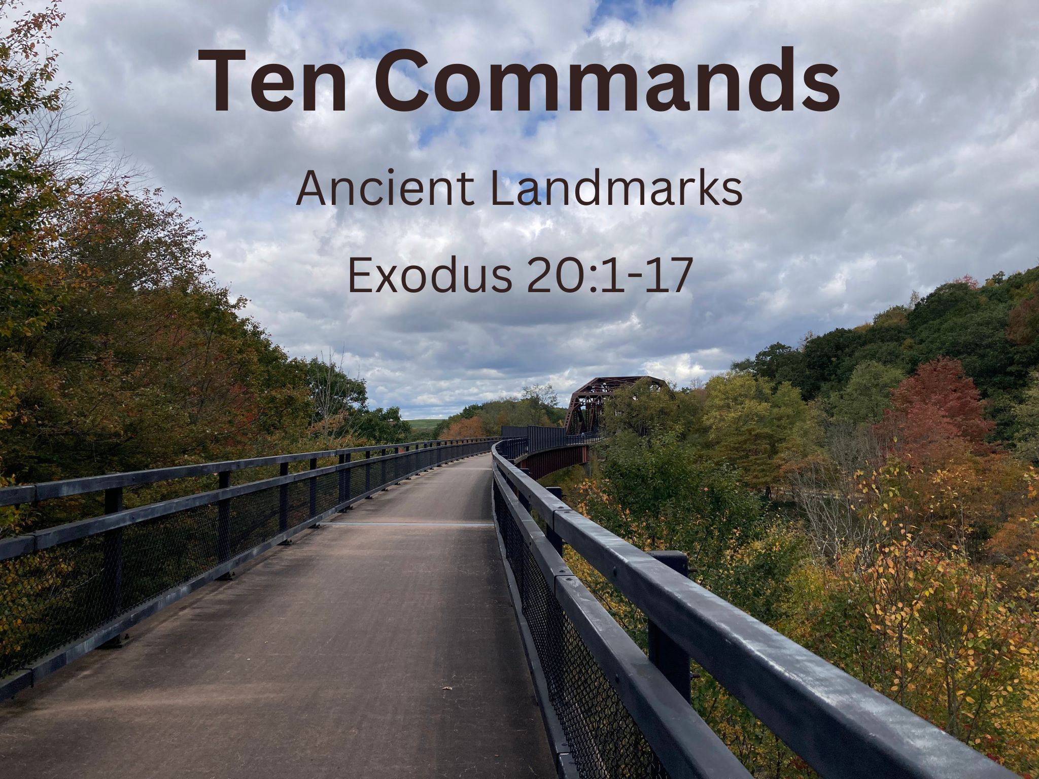 Ten Commands Prairie Oaks Pulpit
